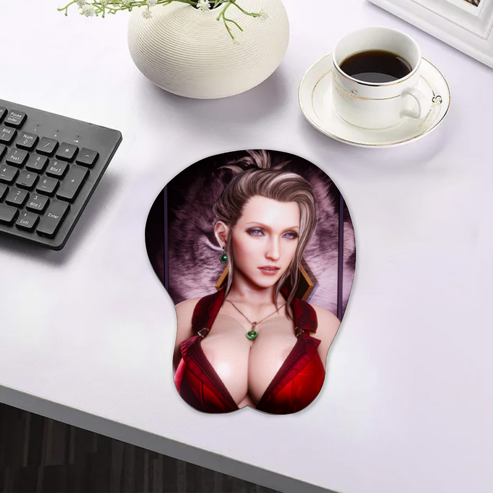 Anime 3D Boobs mousepad with Wrist Rest | Sexy Oppai Mouse pad for PC | Oppai mousepad with wrist support