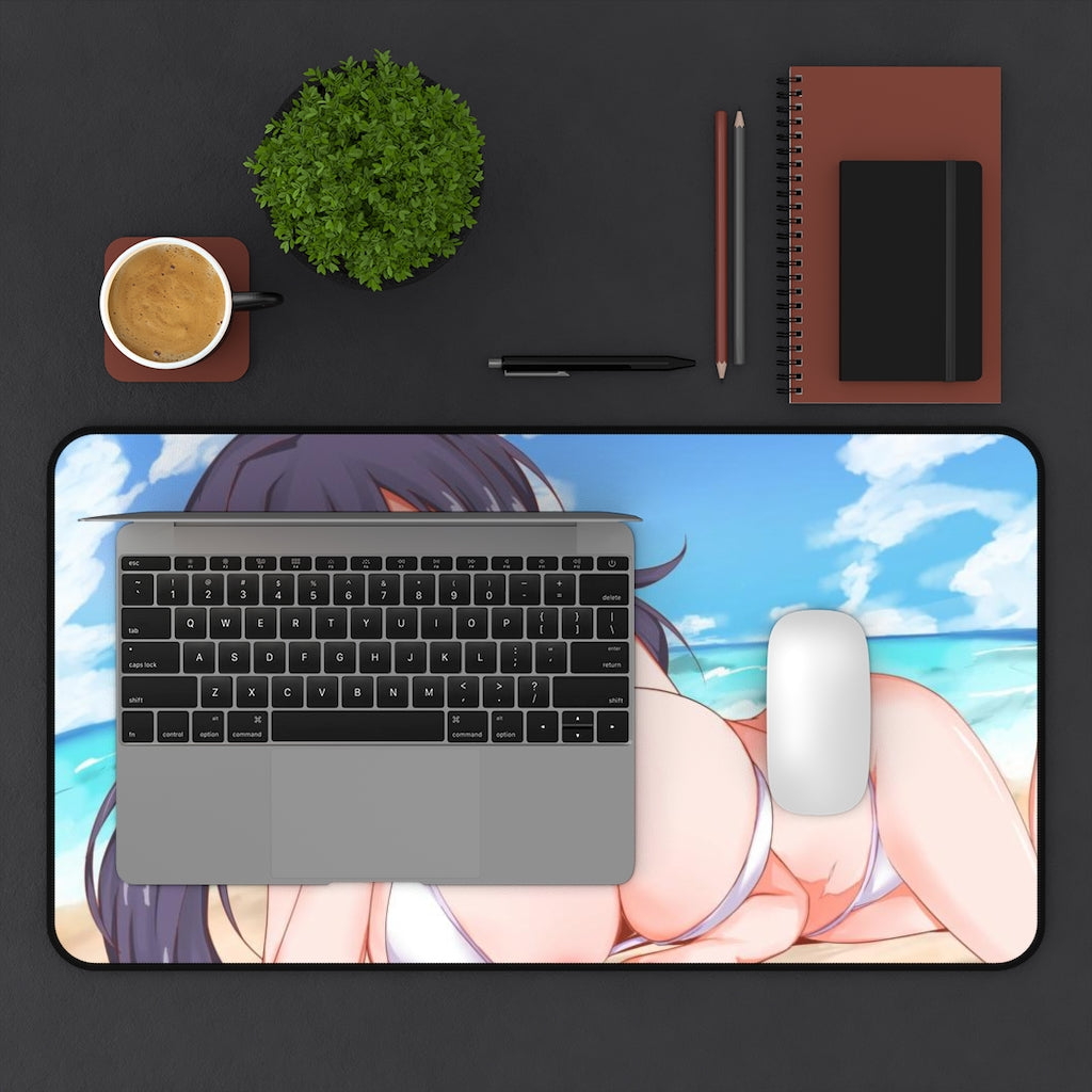 Toujou Nozomi Love Live Huge Bikini Boobs Desk Mat - Non Slip Mousepad