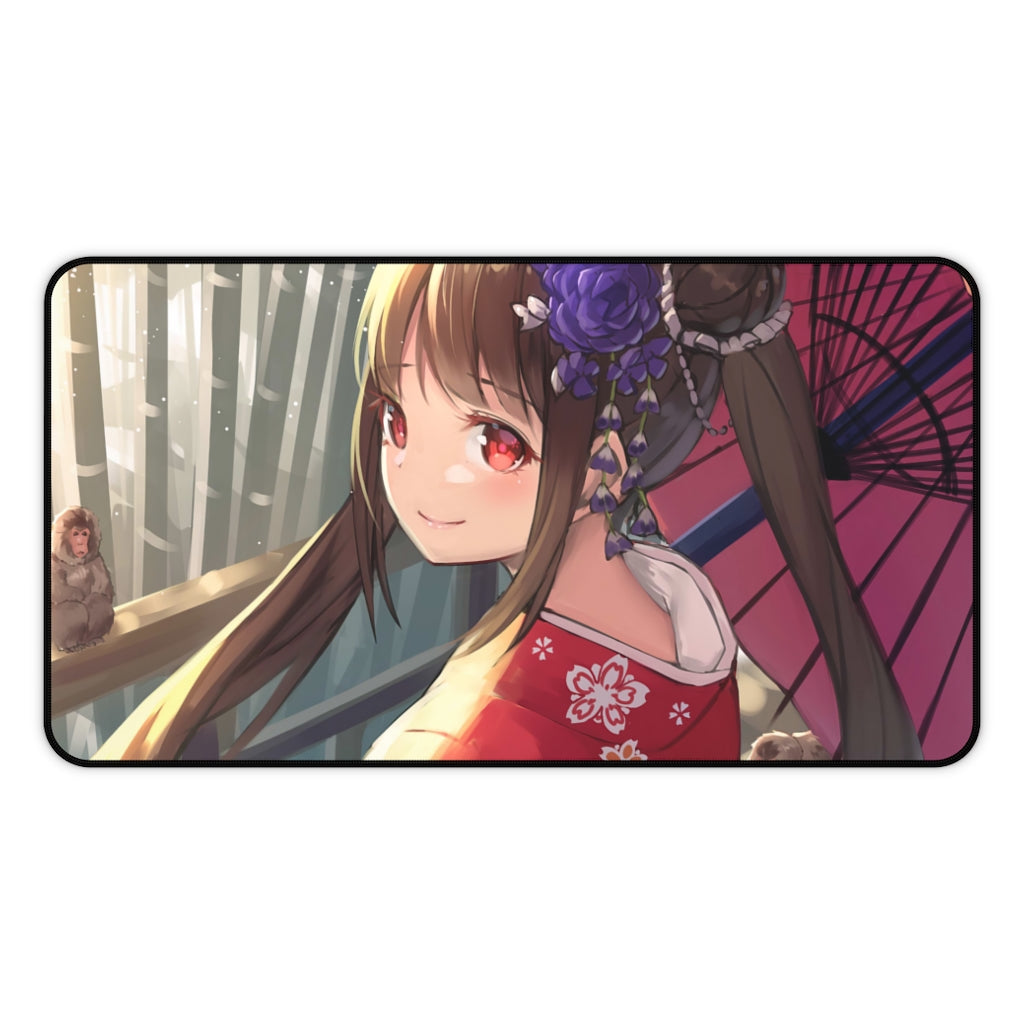 Kawai Anime Girls Mouse Pads - Japanese Cute girl - The Mouse Pads Ninja 12" × 22" Home Decor