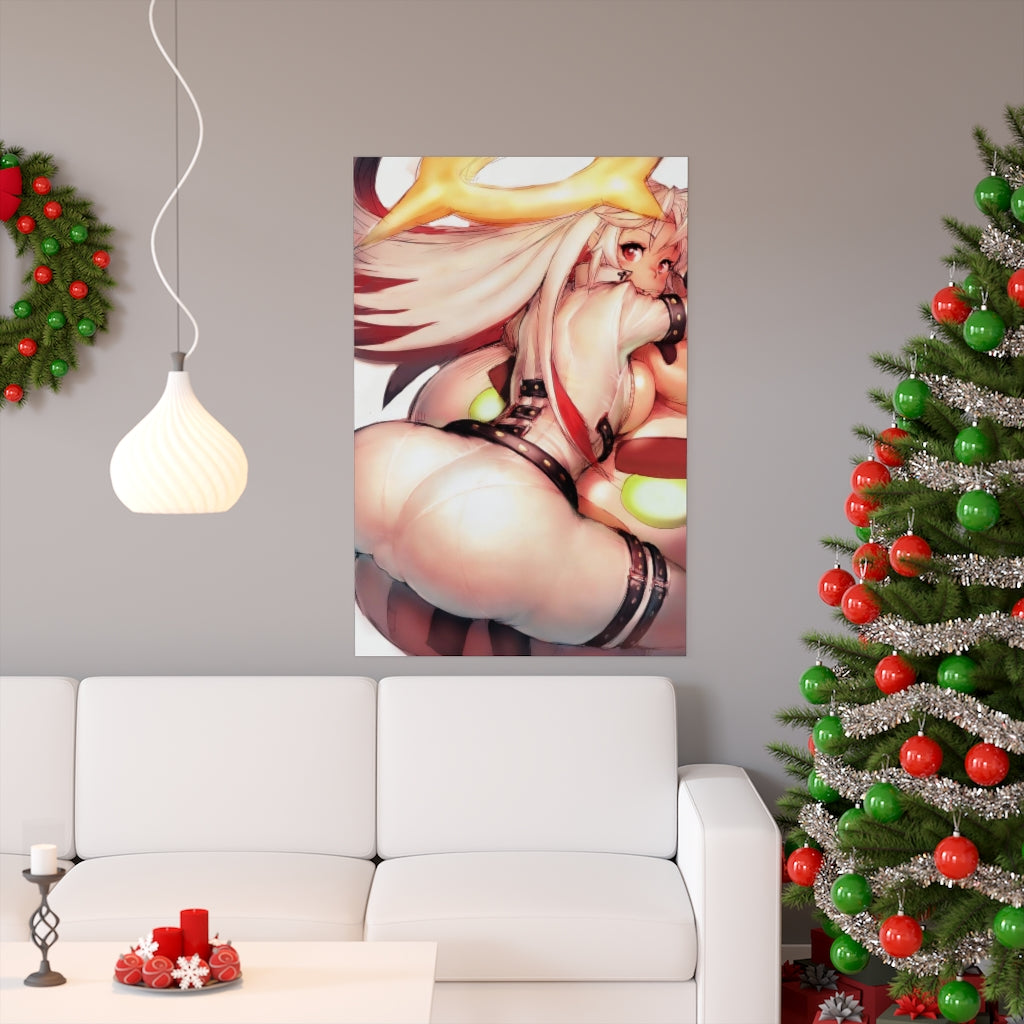 Jack O Valentine Guilty Gear Poster - Lewd Premium Matte Vertical Poster - Adult Wall Art