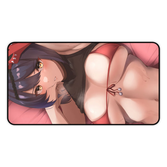 Genshin Impact Kujou Sara Bikini Desk Mat - Non Slip Mousepad