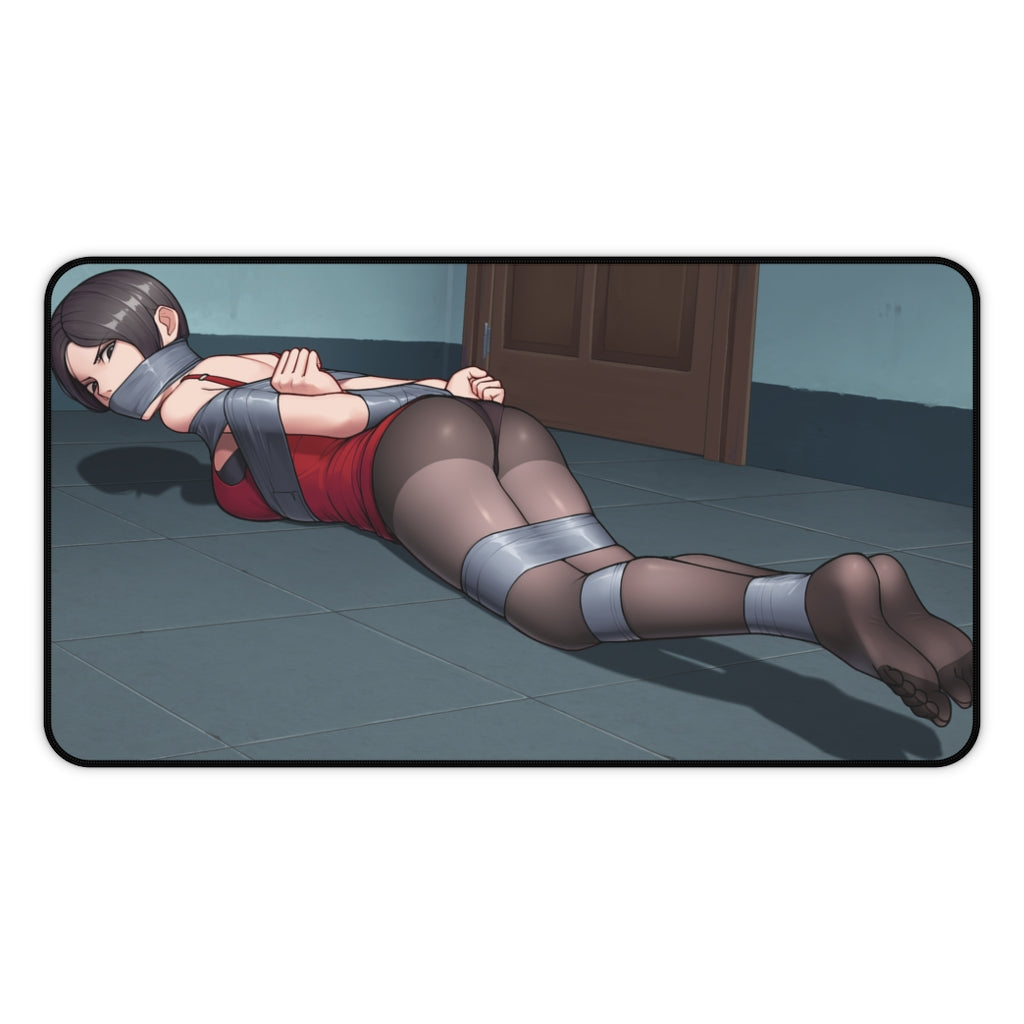 Ada Wong Pantyhose Resident Evil Shibari Bondage Desk Mat - Ecchi Mousepad - Adult Playmat