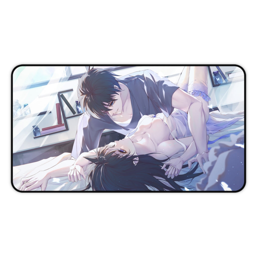 Detective Conan Sexy Shinichi Kudo and Ran Mouri Manga Desk Mat - Anime Mousepad - Non Slip Playmat