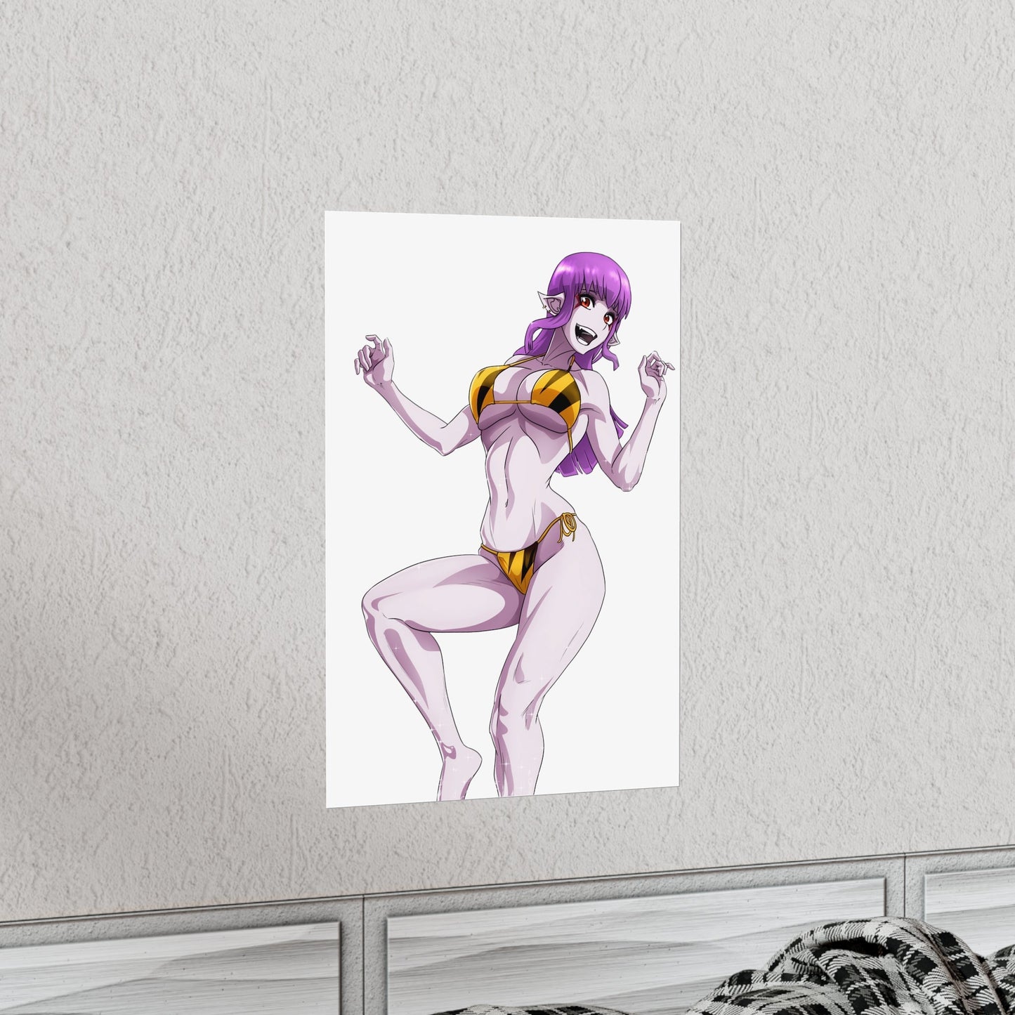 Solo Leveling Poster - Premium Matte Vertical Poster - Esil Radiru Bikini Waifu Ecchi Anime Wall Art Decor