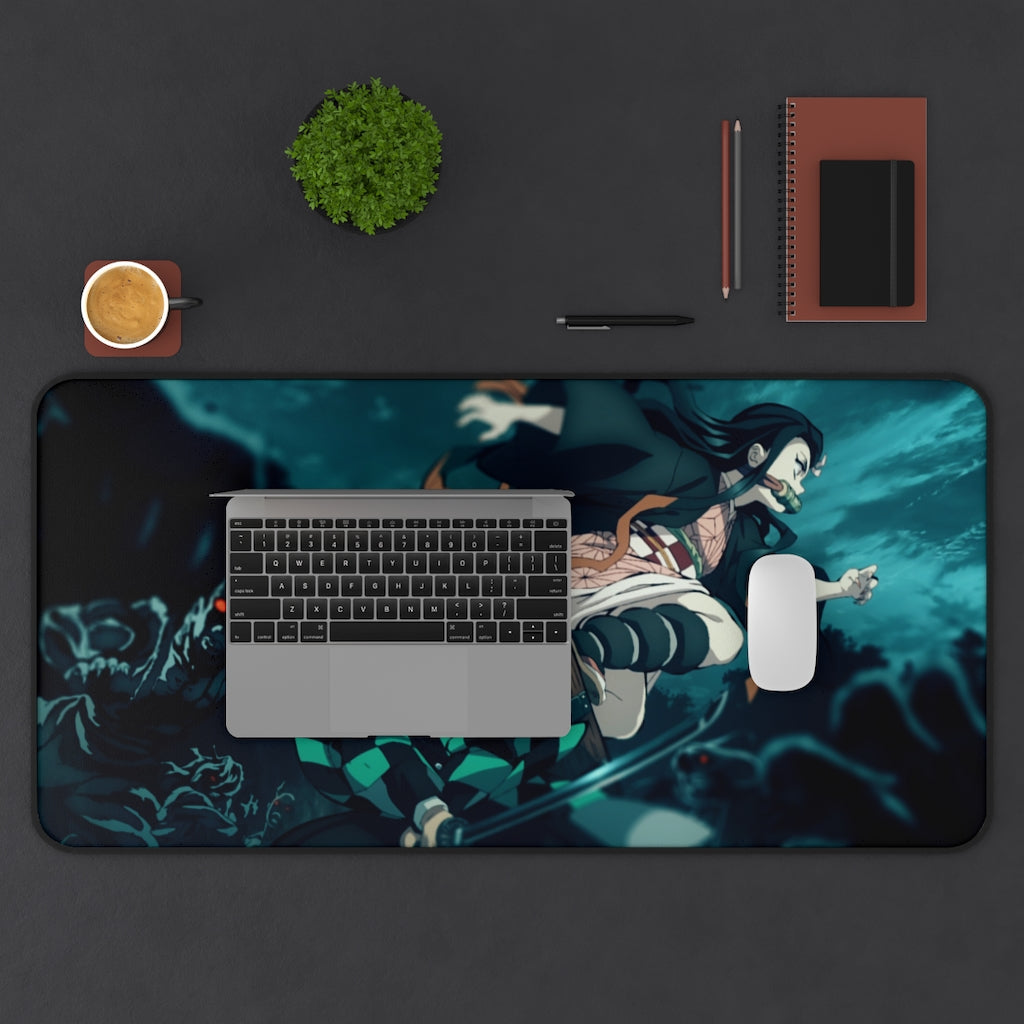 Demon Slayer Mouse pad Anime Large Desk Mat - Tanjiro and Nezuko - The Mouse Pads Ninja Home Decor