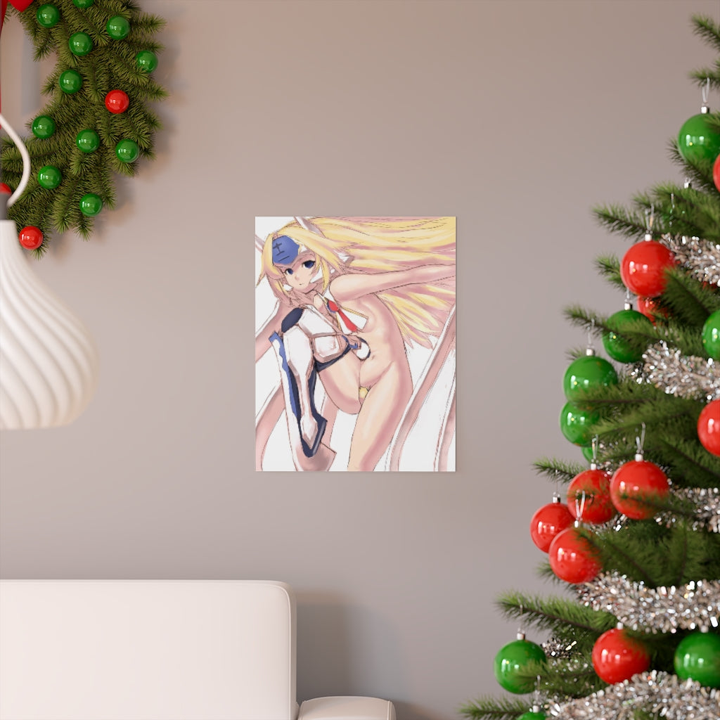 Mu 12 Blazblue Poster - Lewd Premium Matte Vertical Poster - Adult Wall Art