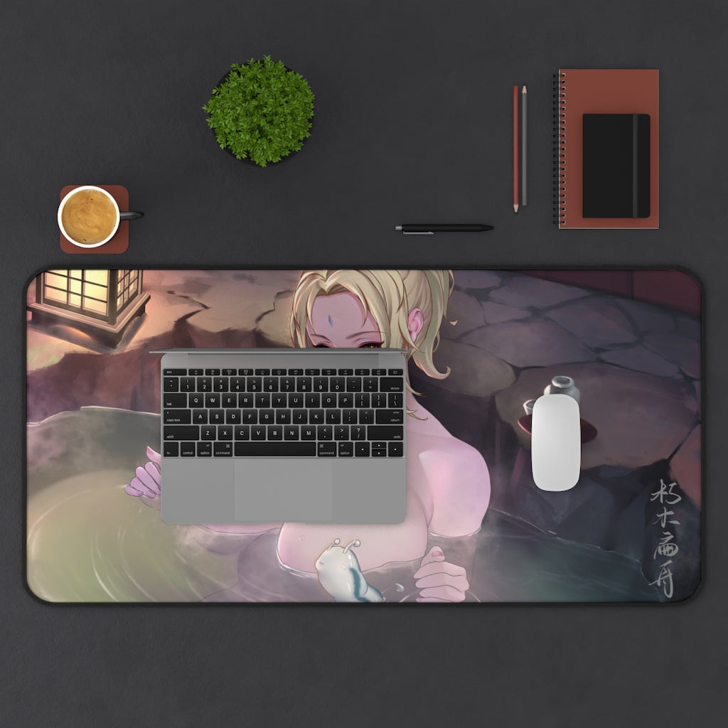 Onsen Tsunade Nude Tits Naruto Desk Mat - Lewd Mousepad - Sexy Anime Girl Playmat