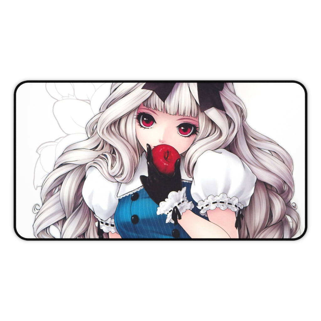 Kawai Anime Girls Mouse Pads - Cute Red Eyes - The Mouse Pads Ninja 12" × 22" Home Decor