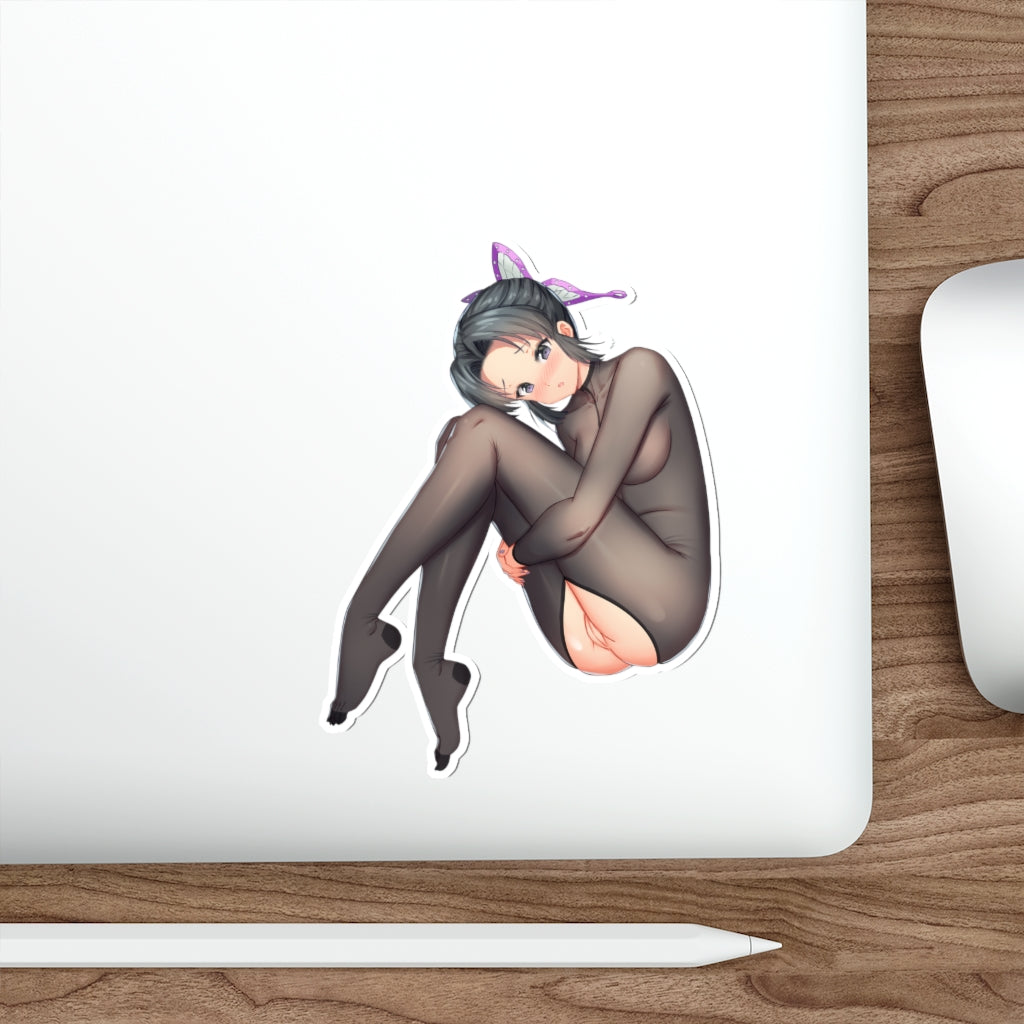 Kochou Shinobu Demon Slayer Hentai Nude Pantyhose Waterproof Sticker - Ecchi Vinyl Decal