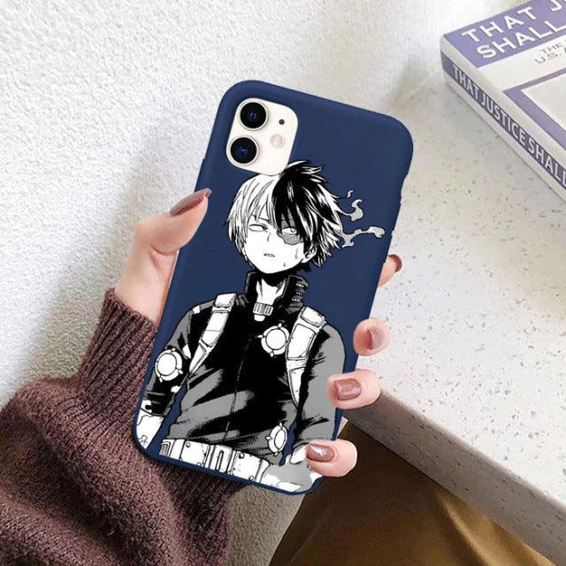 My Hero Academia Phone Case for IPhone 12 Mini 11 Pro 7 8 6 6S Plus - Boku No Hero Academia Silicone Cover