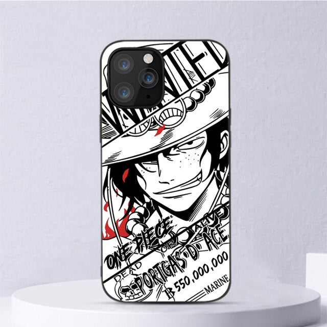 One Piece anime phone Case For iPhone 7 , 8 ,11, 12 - Soft flexible one piece anime phone cover