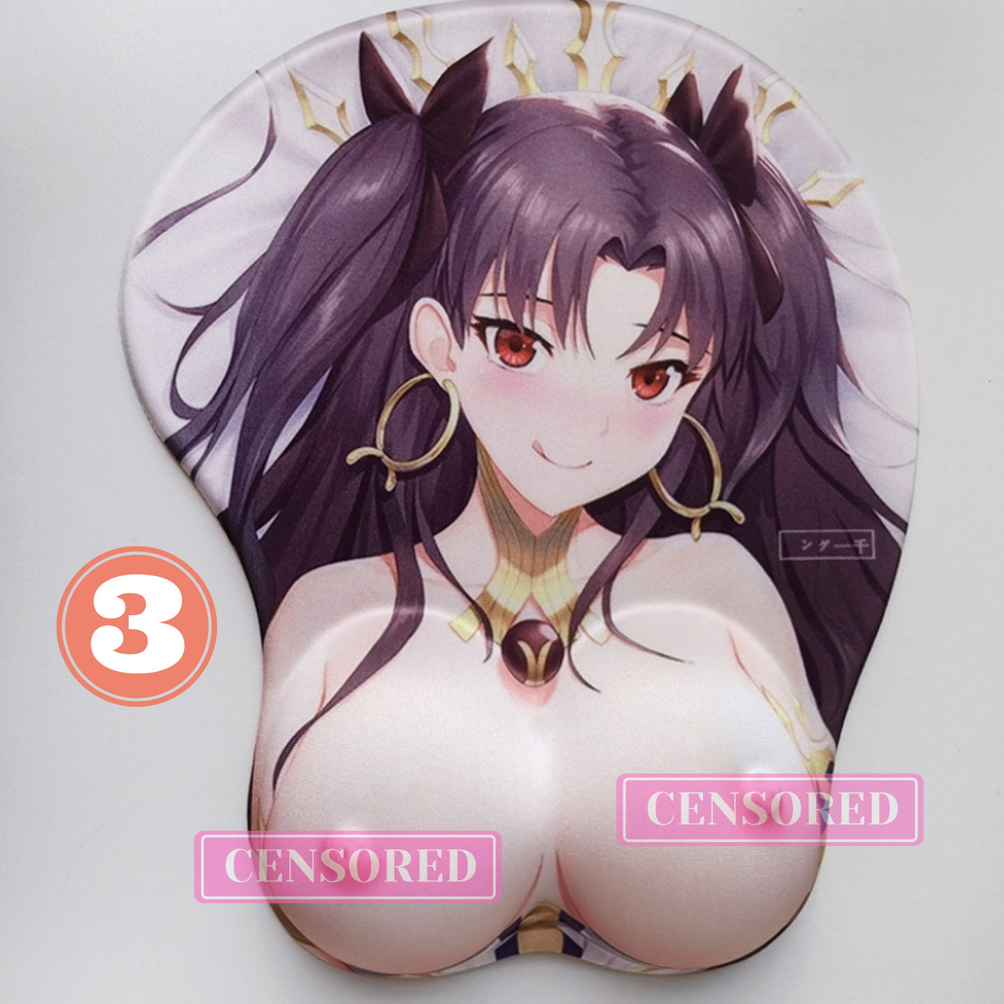 3D Silicone Mousepad | Oppai Mouse Pad | Silicone chest  mousepad