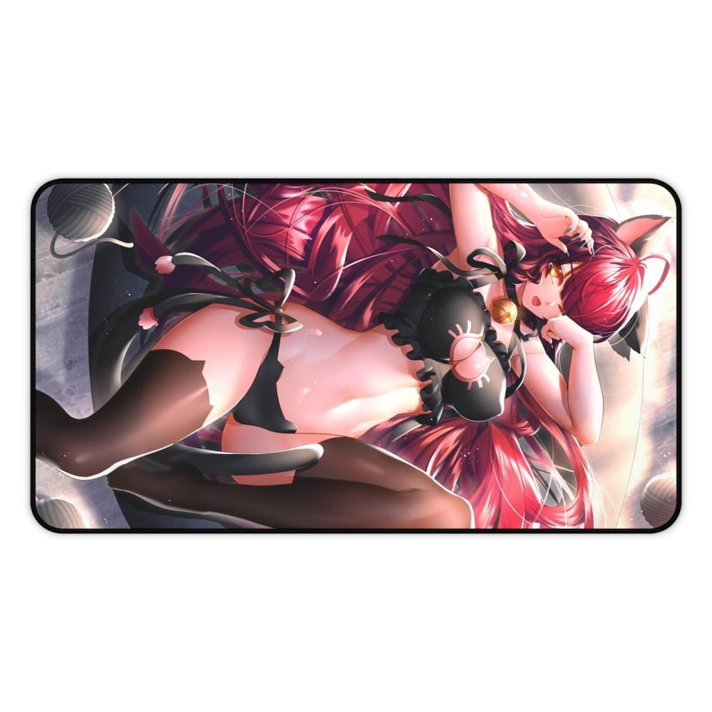 Elsword Sexy Mousepad - Neko Girl Elesis Desk Mat - Ecchi Playmat