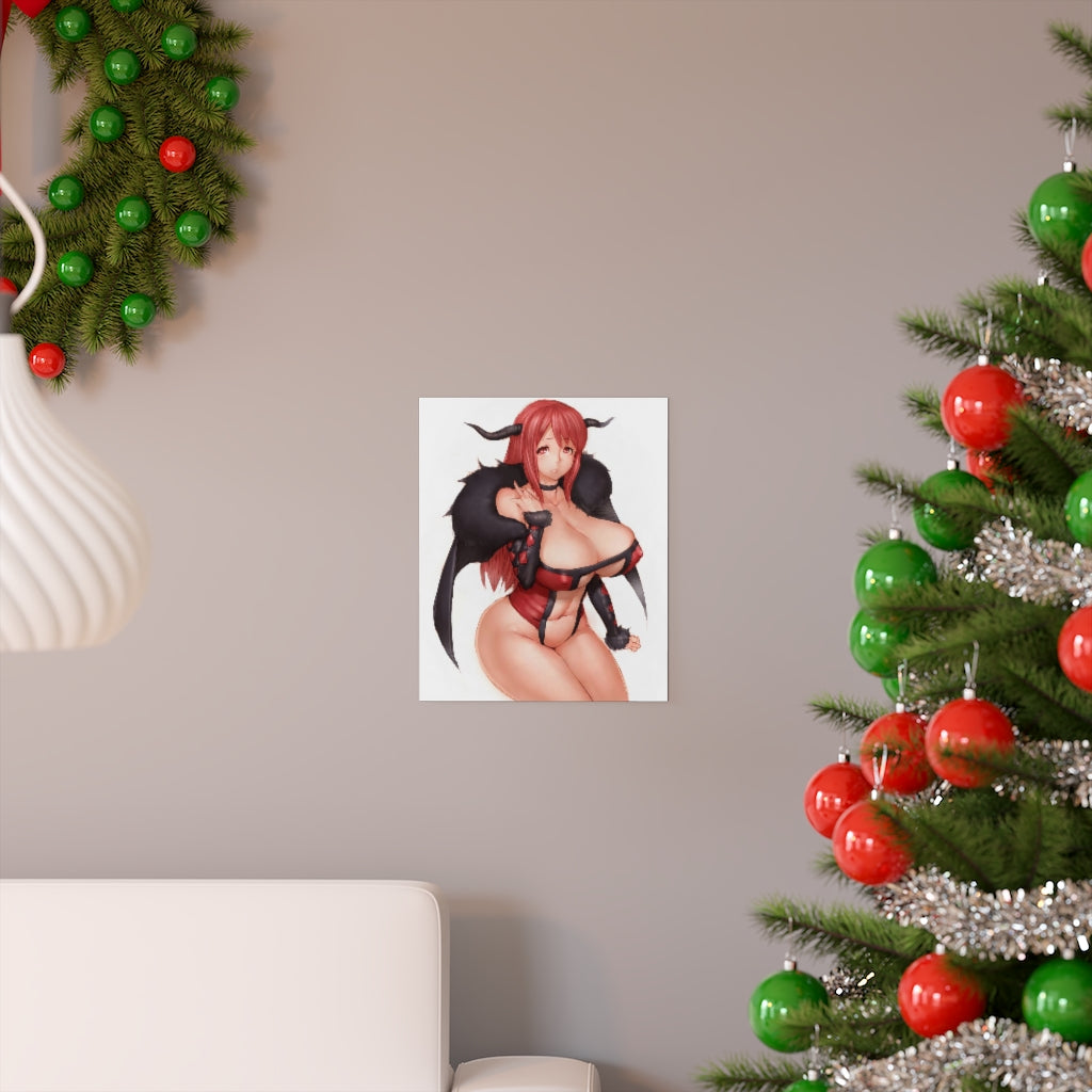 Maou Maoyuu Maou Yuusha Poster - Lewd Premium Matte Vertical Poster - Adult Wall Art