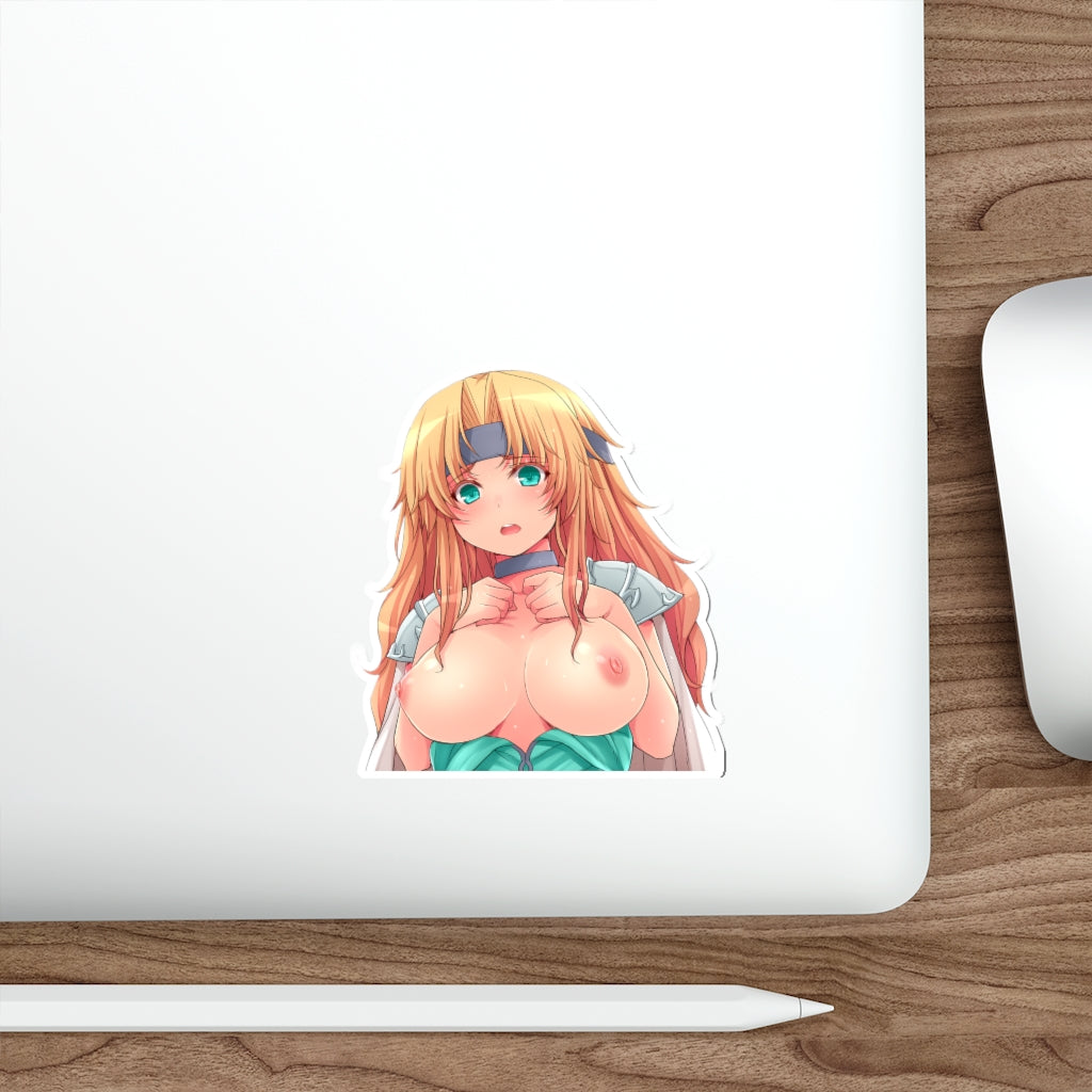 Final Fantasy 6 Topless Celes Chere Waterproof Sticker - Ecchi Vinyl Decal