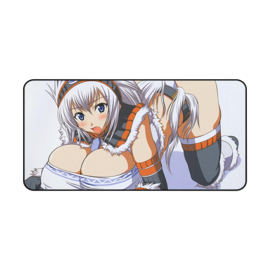 Monster Hunter Anime Mousepad - Large Desk Mat - Ecchi Mouse Pad - Sexy Gaming Playmat