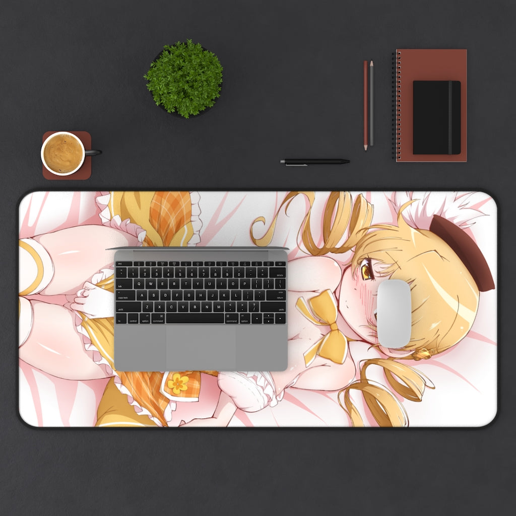 Puella Magi Madoka Magica Sexy Mousepad - Tomoe Mami Anime Desk Mat - Ecchi Playmat