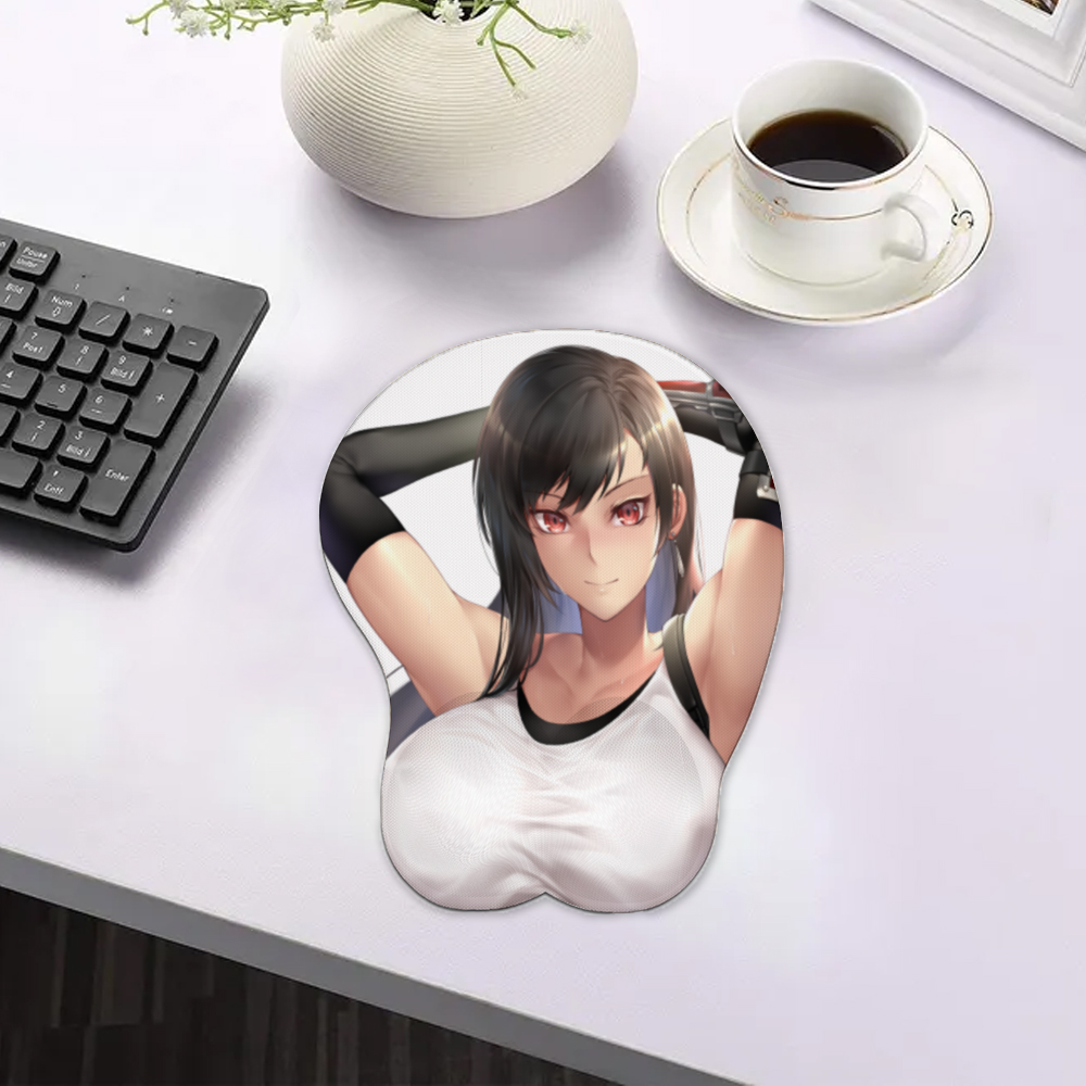 3D Silicone Mousepad | Oppai Mouse Pad | Silicone chest  mousepad