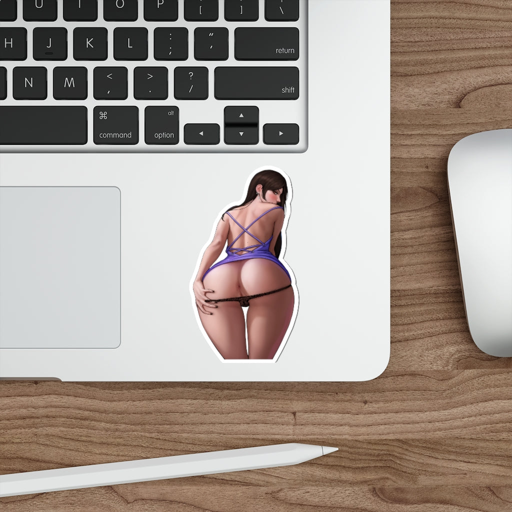 Tifa Lockhart Final Fantasy 7 Hentai Butt Waterproof Sticker - Ecchi Vinyl Decal