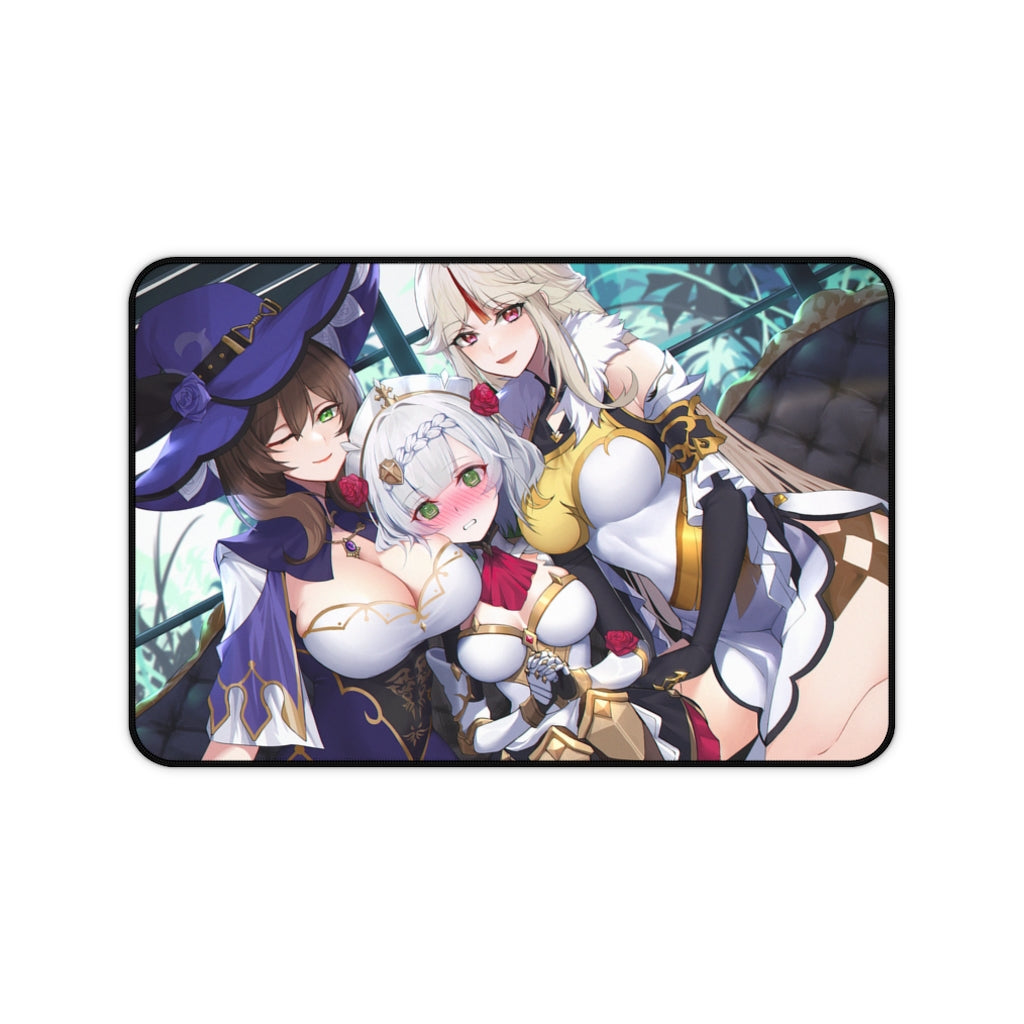 Genshin Girls Large Desk Mat | Big Gaming Mousepad - MTG Playmat