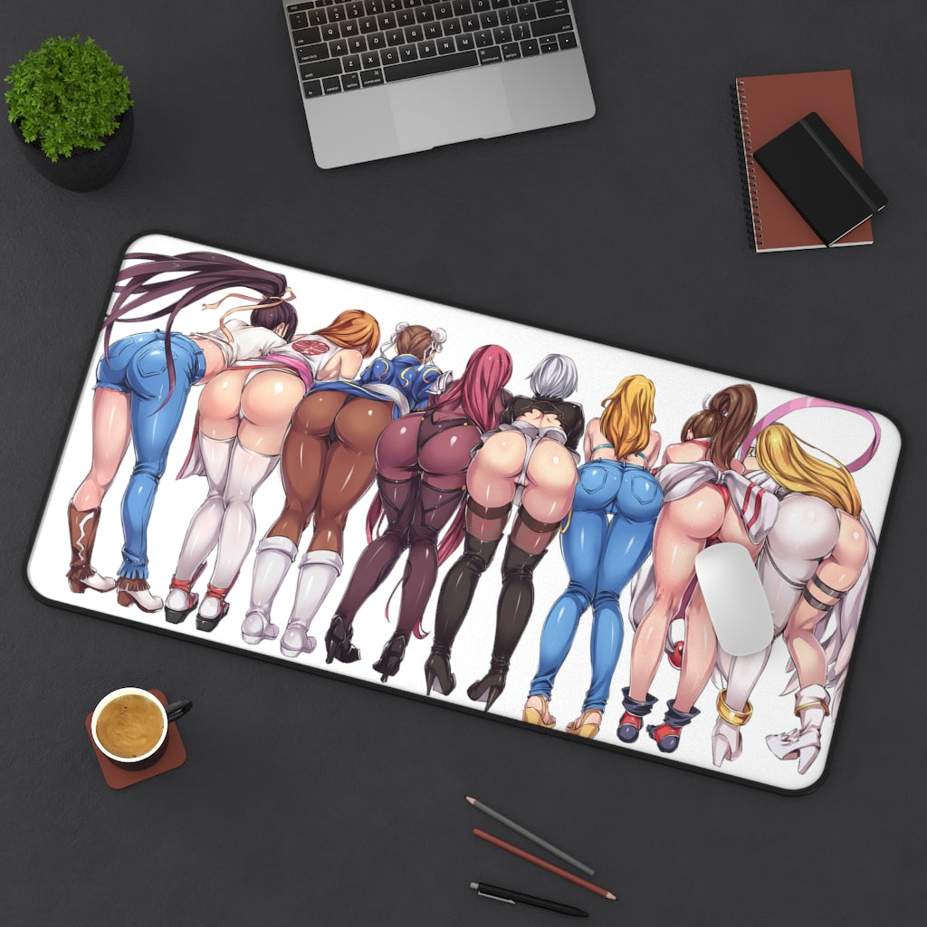 Ultimate Sexy Anime And Video Games Asses Desk Mat | Big Gaming Mousepad - Lewd Playmat