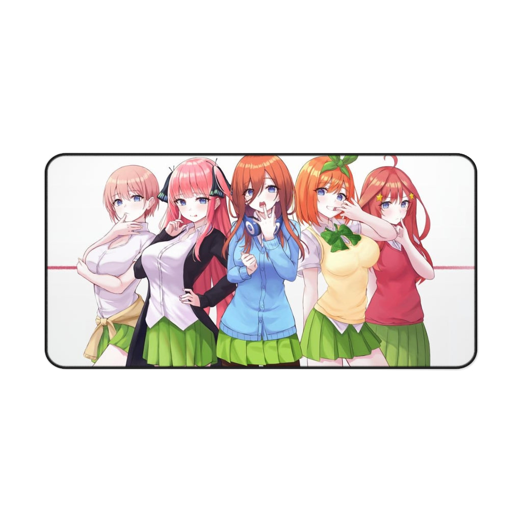 The Quintessential Quintuplets Anime Mousepad - Large Ecchi Desk Mat - School Girls Mouse Pad - MTG Playmat