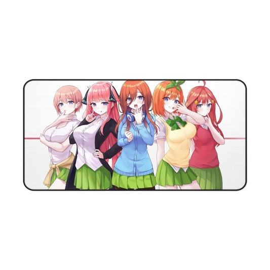 The Quintessential Quintuplets Anime Mousepad - Large Ecchi Desk Mat - School Girls Mouse Pad - MTG Playmat