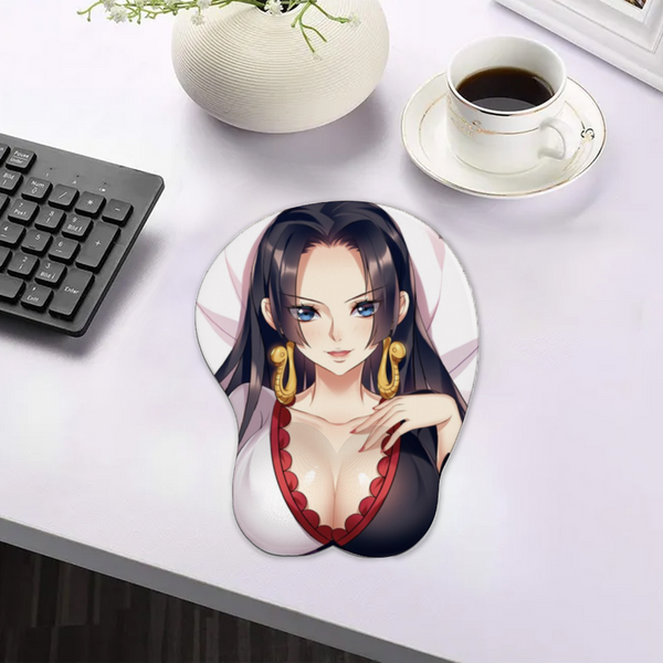 3D Boobs Mousepad - One Piece Boa Hancock Oppai Tits Mouse Pad