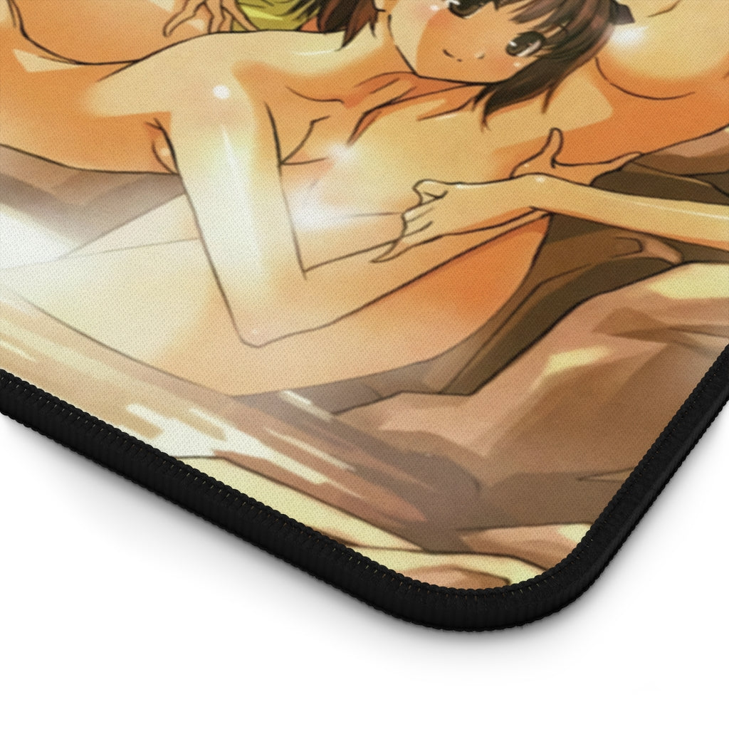 KimiKiss Pure Rouge Nude Onsen Waifus Desk Mat - Sexy Anime Girls Mousepad - Gaming Playmat