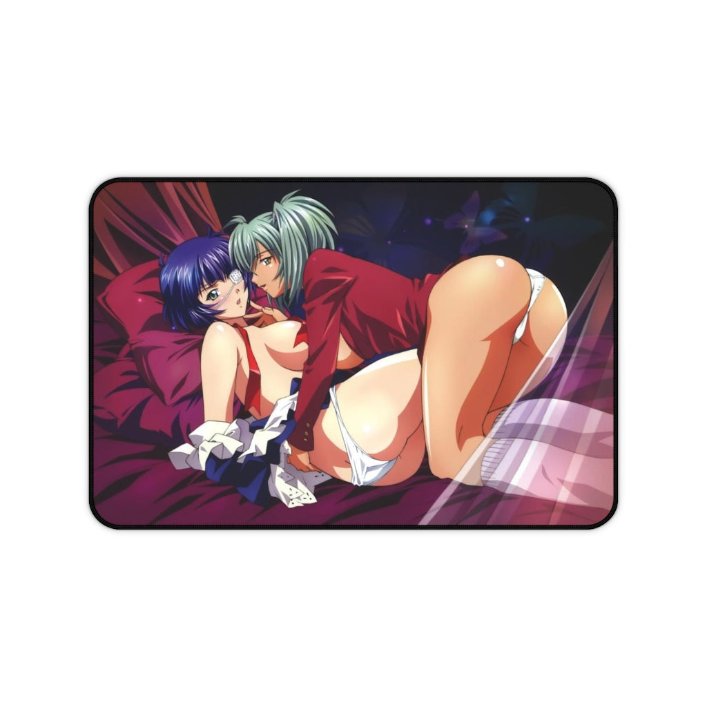 Ikkitousen Sexy Mousepad - Lu Meng And Ryofu Desk Mat - Ecchi Playmat