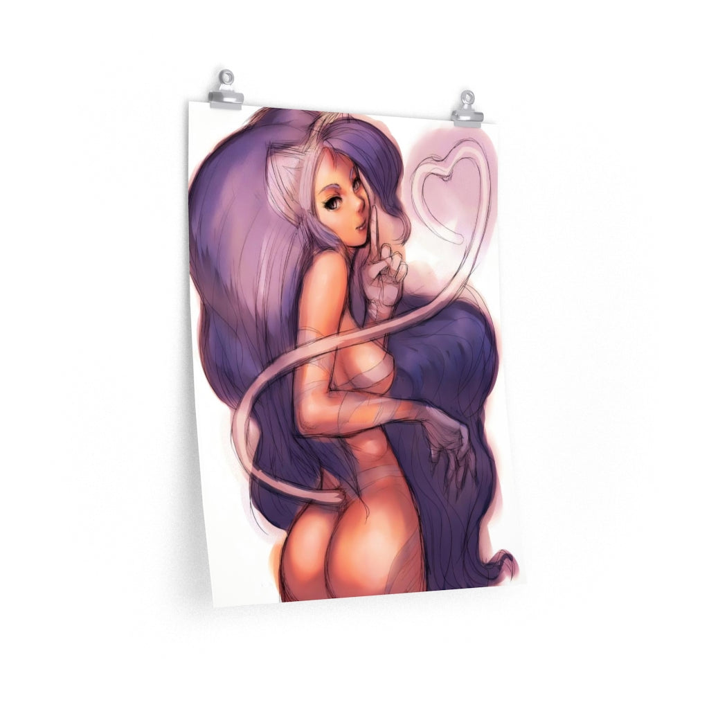 Felicia Sexy Butt Darkstalkers Poster - Lewd Premium Matte Vertical Poster - Adult Wall Art