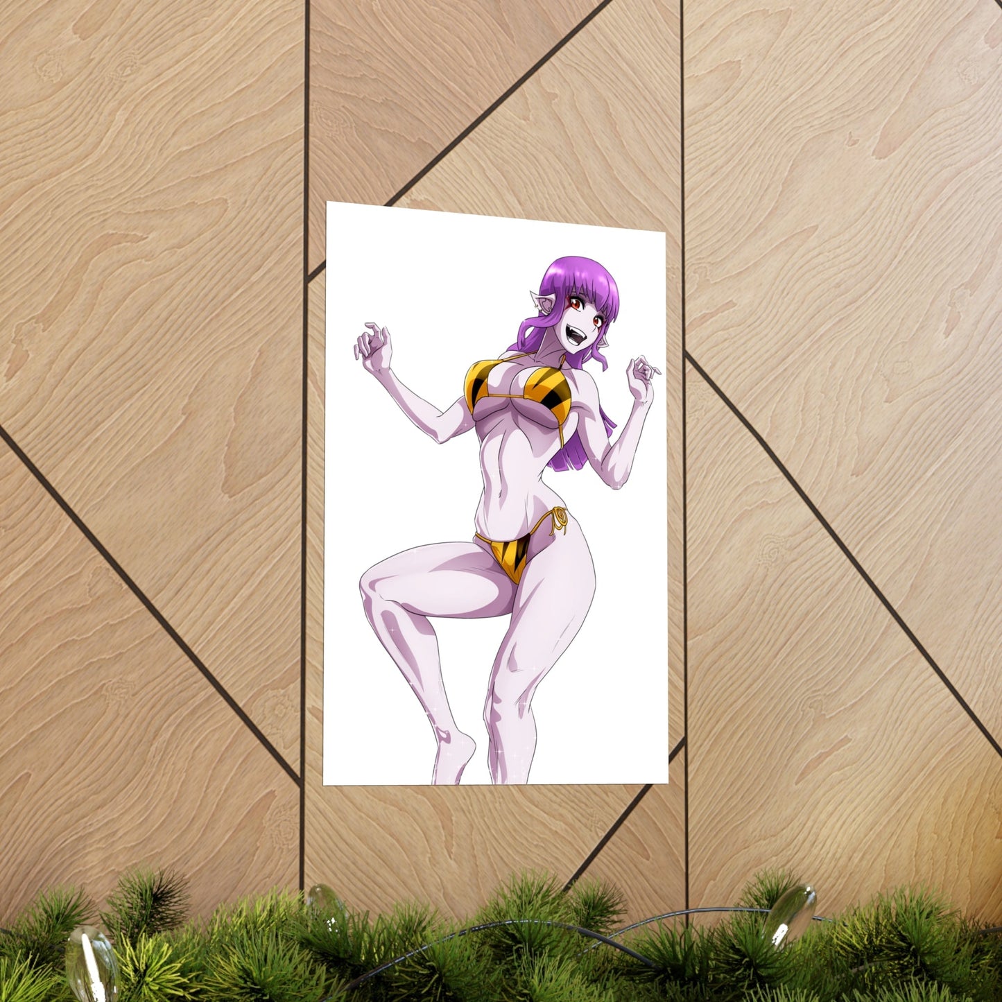 Solo Leveling Poster - Premium Matte Vertical Poster - Esil Radiru Bikini Waifu Ecchi Anime Wall Art Decor