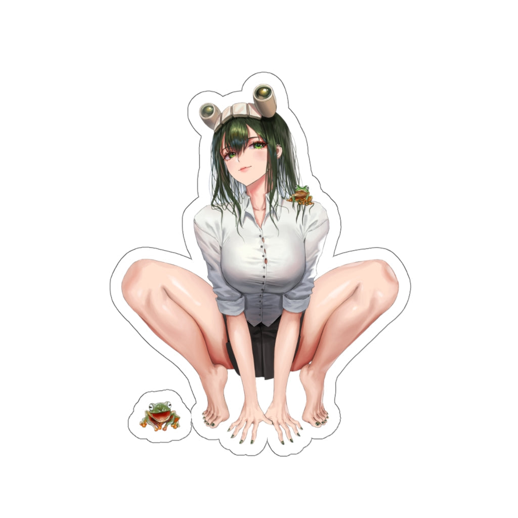 Tsuyu Asui Froppy Squat Waterproof Sticker - Anime Froppy My Hero Academia Vinyl Car Decal