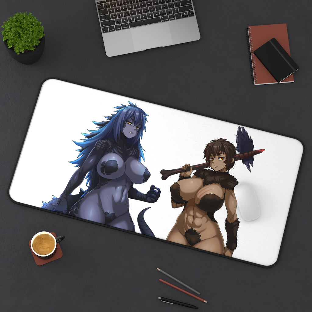 Godzilla Vs Kong Sexy Mousepad - Big Tits Anthro Monster XXL Desk Mat - Ecchi Desk Pad