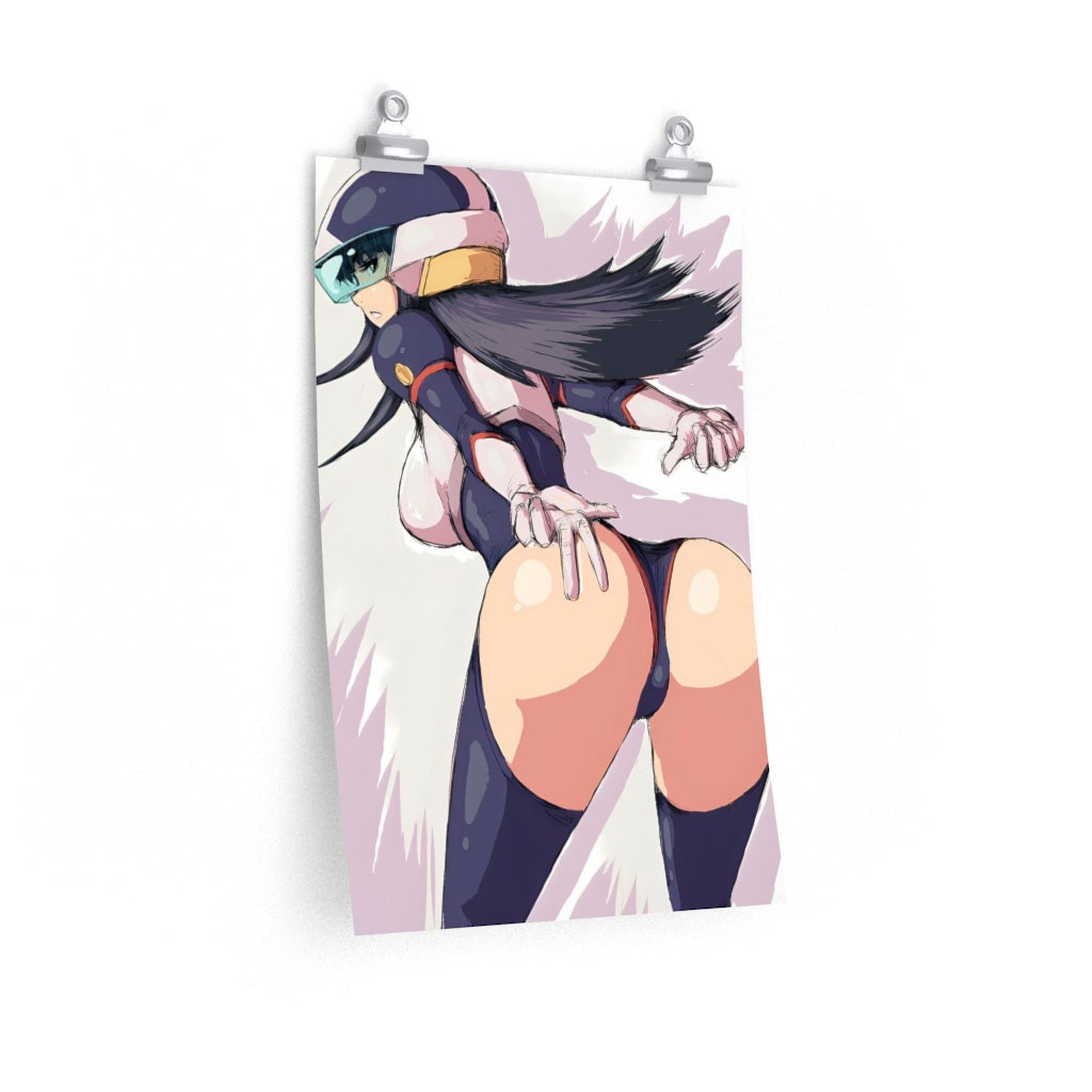 Fujimura Shizuru Shinkon Gattai Godannar Poster - Lewd Premium Matte Vertical Poster - Adult Wall Art