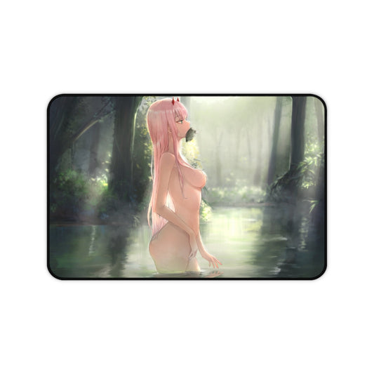 Darling In The Franxx Nude Zero Two Desk Mat - Non Slip Mousepad