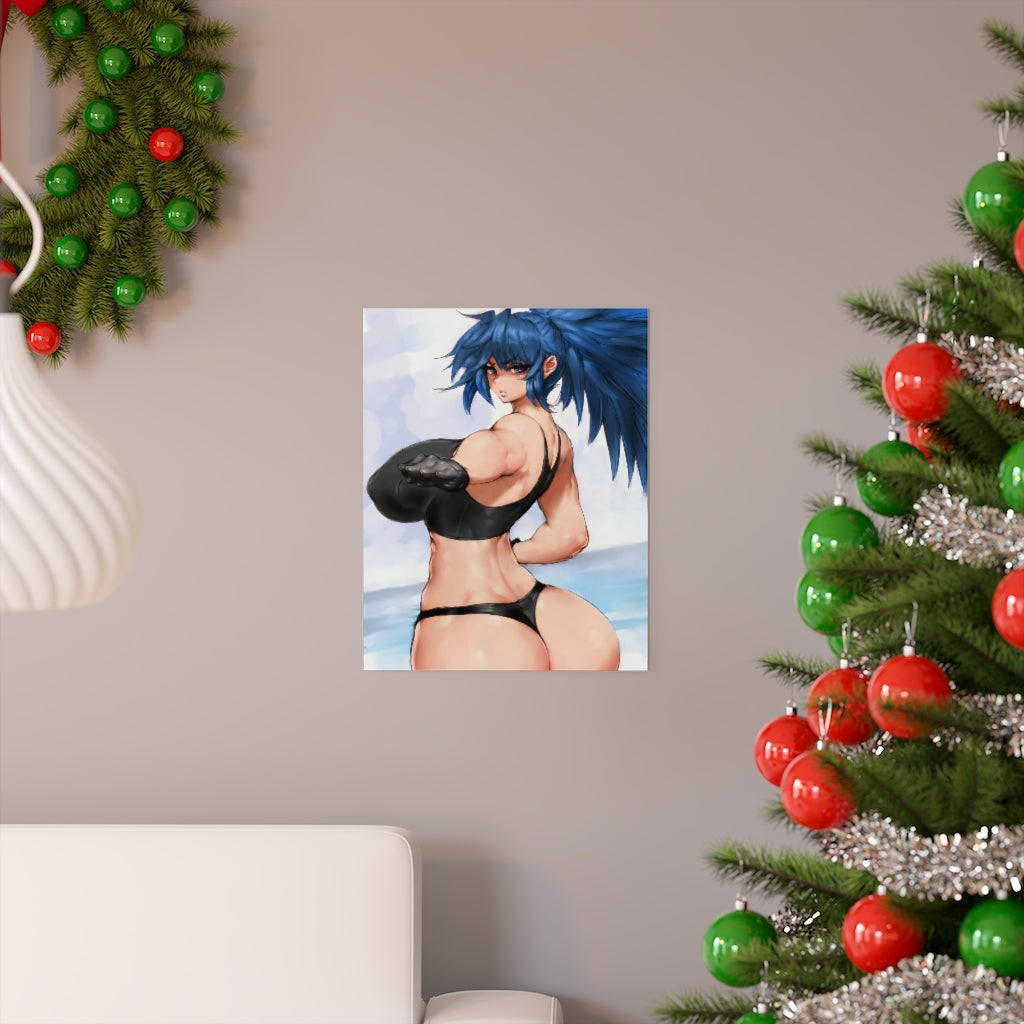 Leona Heidern The King Of Fighters Poster - Lewd Premium Matte Vertical Poster - Adult Wall Art