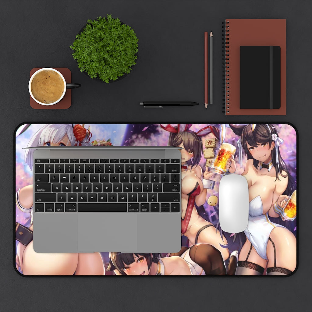 Azur Lane Sexy Mousepad - Bunny Girls Desk Mat - Ecchi Gaming Playmat