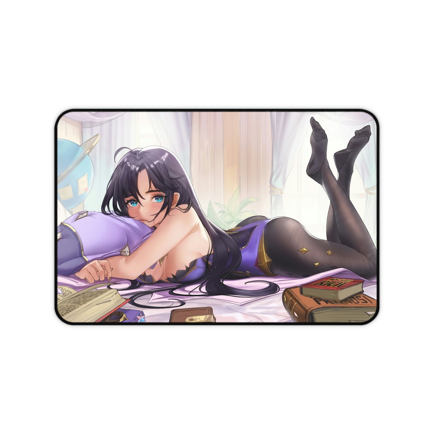 Sexy Mona Waifu Genshin Impact Desk Mat - Non Slip Mousepad