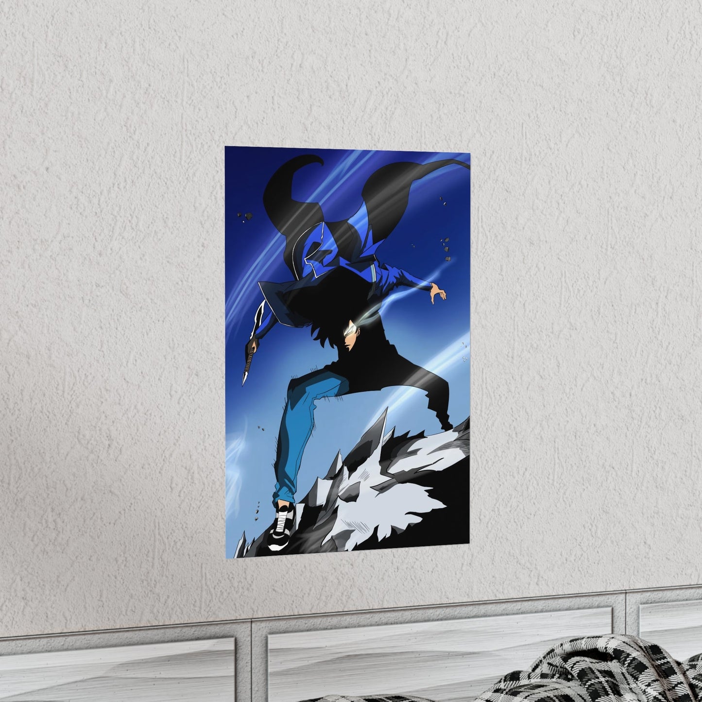 Solo Leveling Poster - Premium Matte Vertical Poster - Manhwa False Ranker Anime Wall Art Decor