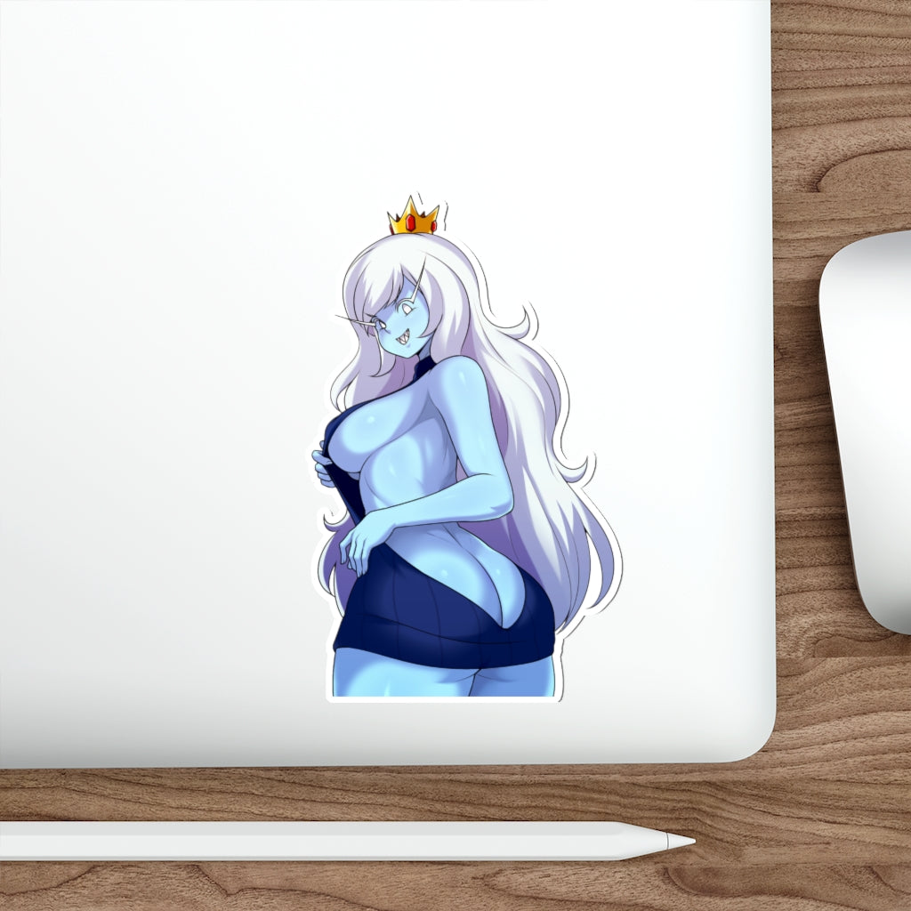 Sexy Ice Queen Adventure Time Waterproof Sticker - Ecchi Vinyl Decal