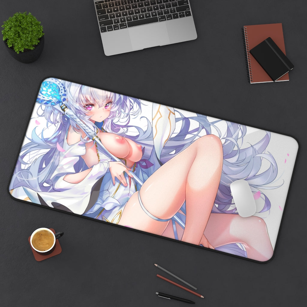 Fate Stay Night Sexy Mousepad - Nude Merlin Tits Anime Desk Mat - Ecchi Playmat