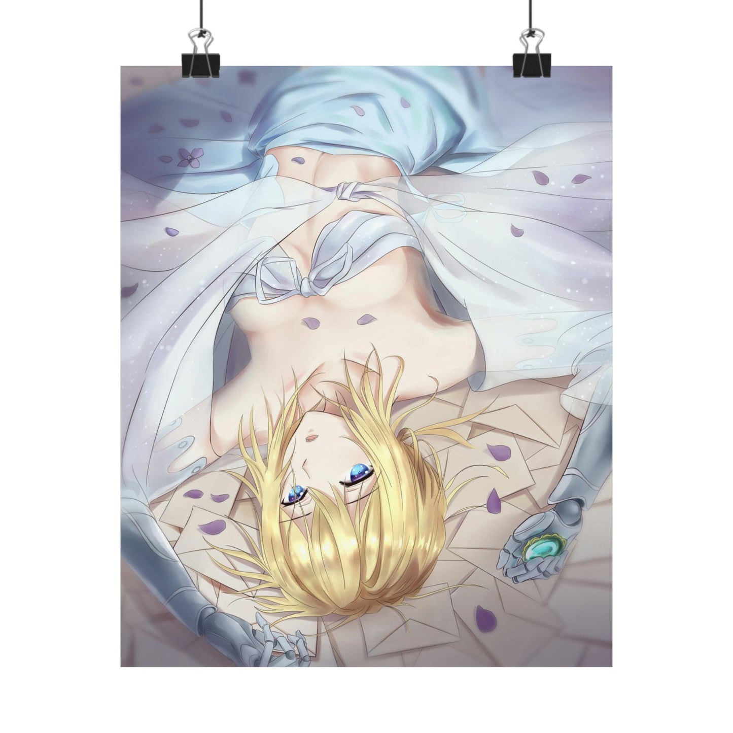 Violet Evergarden Poster - Sexy Anime Wall Art Decor - Premium Matte Vertical Poster - Ecchi Print