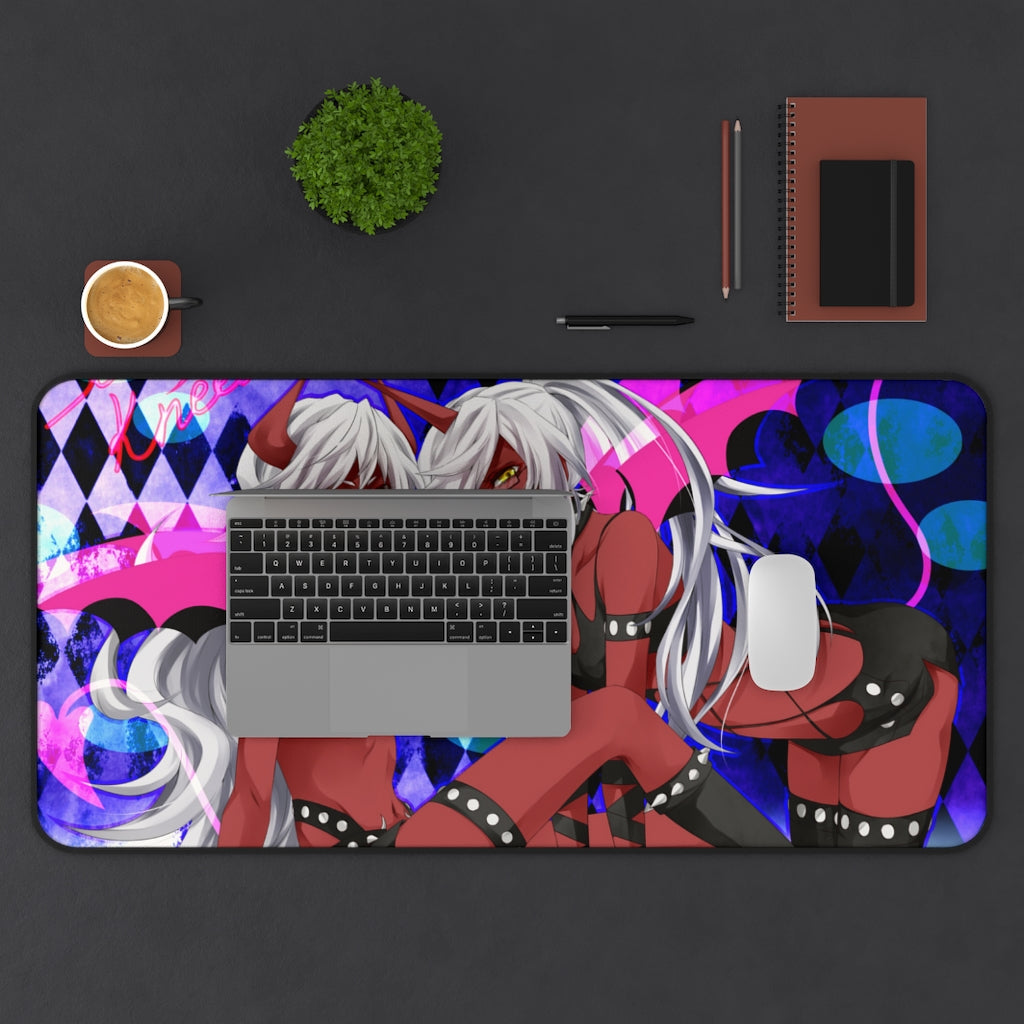 Panty and Stocking with Garterbelt Sexy Devil Waifus Scanty and Kneesocks Desk Mat - Non Slip Mousepad