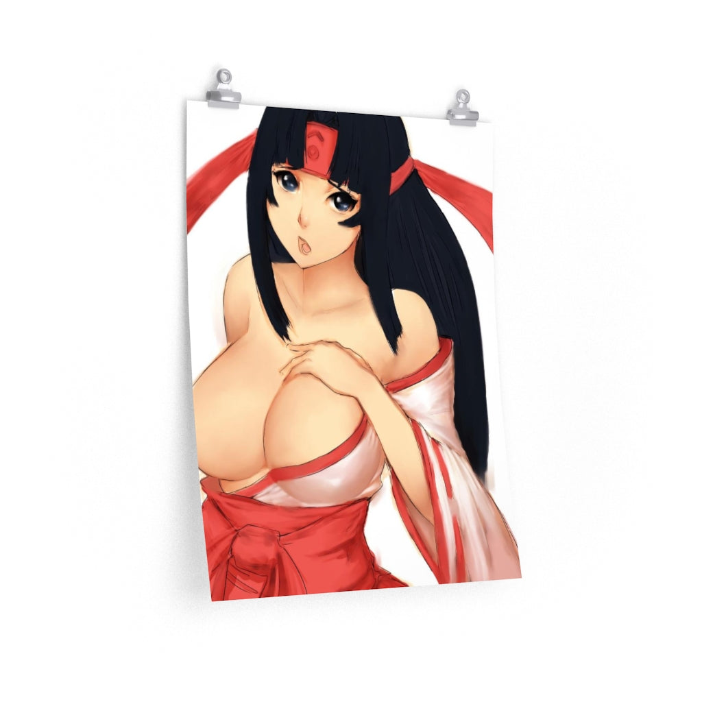 Musha Miko Tomoe Queen's Blade Poster - Lewd Premium Matte Vertical Poster - Adult Wall Art