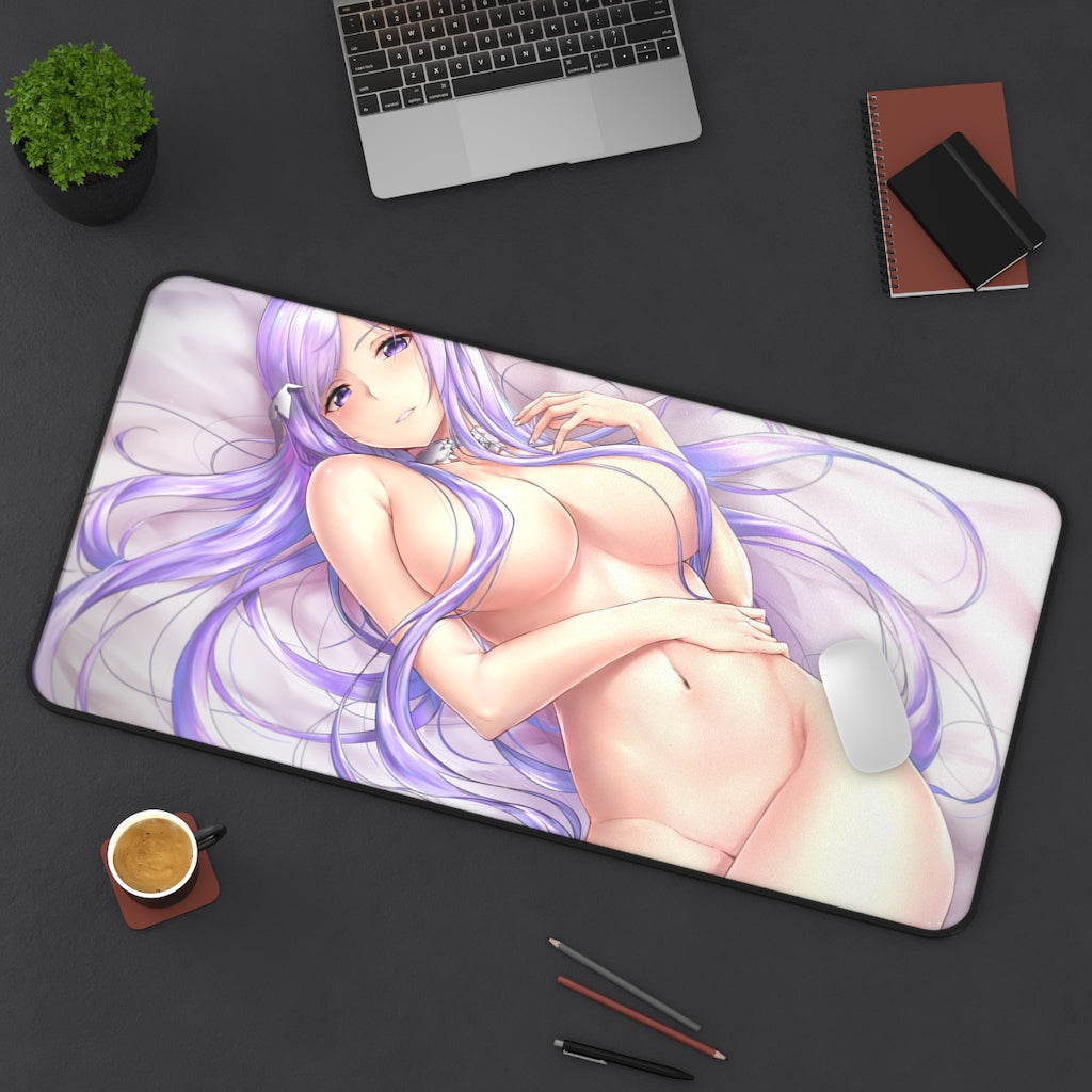 Sword Art Online Anime Mousepad - Nude Quinella Large Desk Mat - Ecchi Mouse Pad