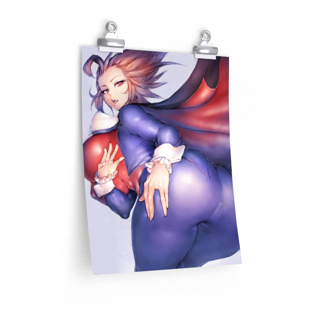 Female Demitri Maximoff Vampire Darstalkers Poster - Lewd Premium Matte Vertical Poster - Adult Wall Art