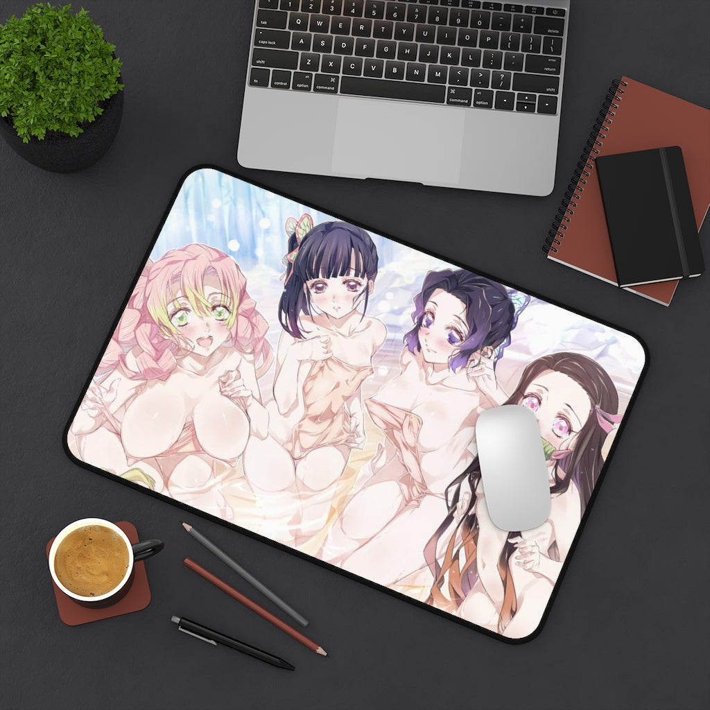 Demon Slayer Nude Waifus Desk Mat - Non Slip Mousepad