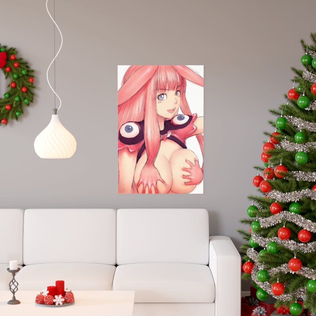 Protean Assassin Melona Queen's Blade Poster - Lewd Premium Matte Vertical Poster - Adult Wall Art