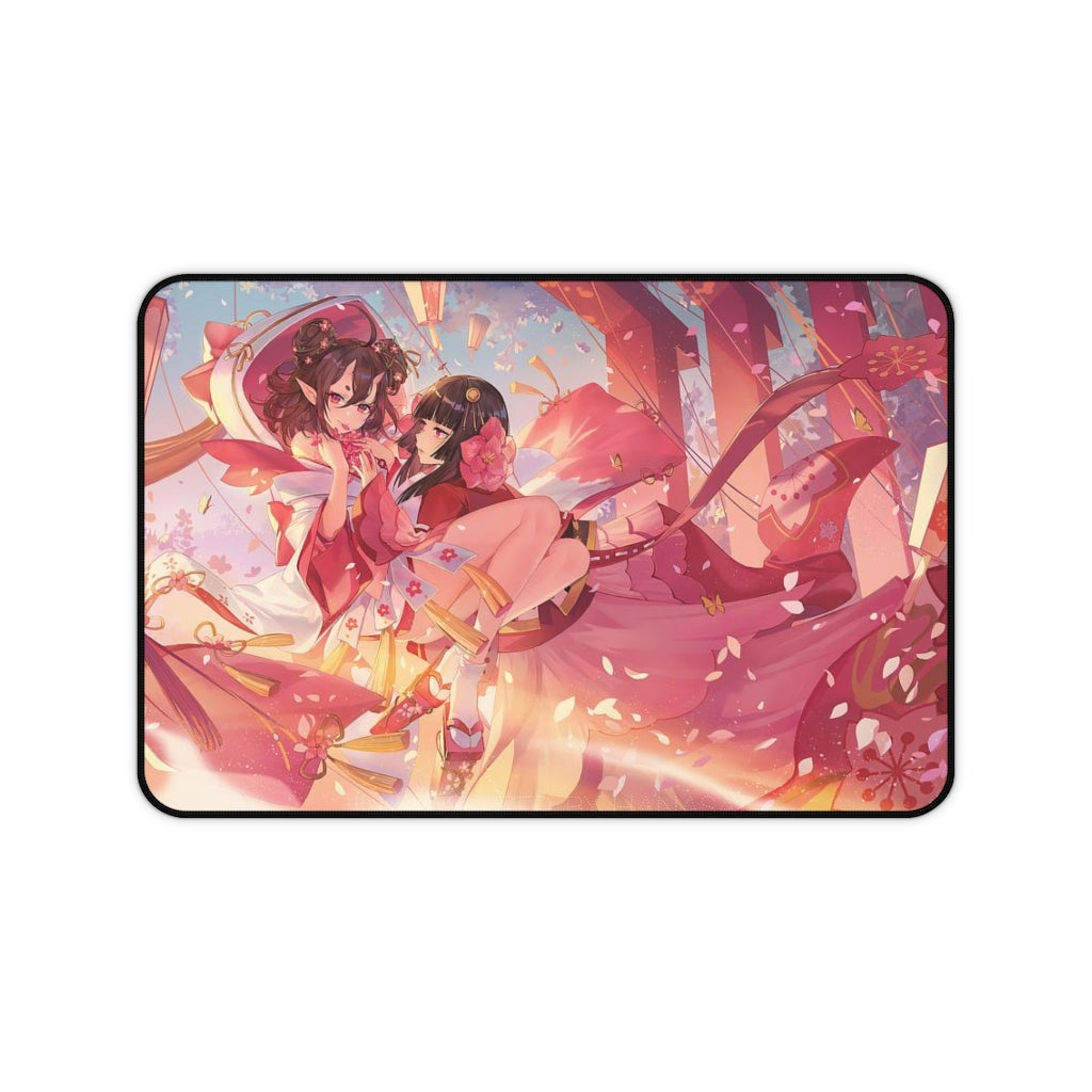 Onmyoji Sexy Mousepad - Momo And Sakura Gaming Desk Mat - Ecchi Playmat